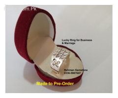 Lucky 999 Silver Ring For Marriage, Business Luck - WhatsApp for Order