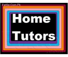 .Home Tutors required for  Pindi Islamabad & on  Skype world wide