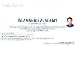 2.Home Tutors required for  Pindi Islamabad & on  Skype world wide