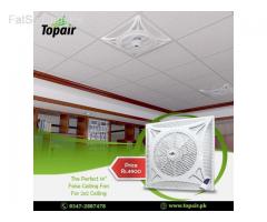The Perfect Ceiling Fan for 2x2 Ceiling Top Air