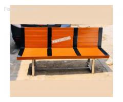 fiberglass three seater bench