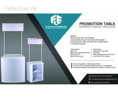 Branded Advertising Booth | Retail Plastic Promotion Table