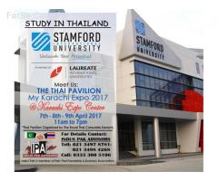 Thailand Universities information desk at Expo Karachi