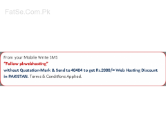 Get Guaranteed Web Hosting Discount in PAKISTAN