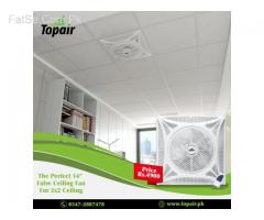 The Perfect Ceiling Fan for 2x2 Ceiling