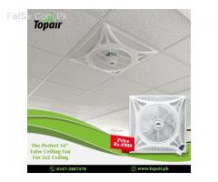 The Perfect Ceiling Fan for 2x2 Ceiling