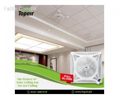 The Perfect Ceiling Fan for 2x2 Ceiling