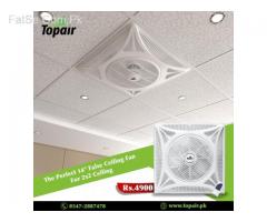 Top Air Brand Energy Saving 14" 2x2 False Ceiling Fan