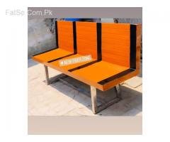 fiberglass three seater bench
