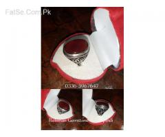 Yemani Aqeeq Silver Ring (Made to Pre-order)