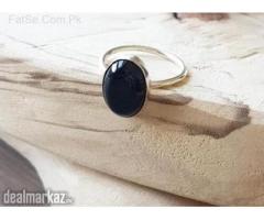 Black Aqeeq for Ring  or Locket