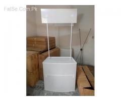 Branded Plastic Folding Promotion Table | Outdoor Portable Kiosk