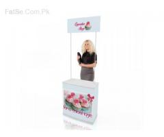 Event and Promotion Display Counter Umbralla Graphics