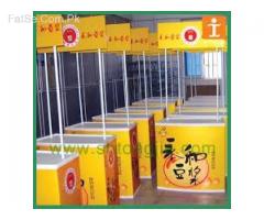 Event and Promotion Display Counter Umbralla Graphics