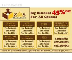 Offers 45% Off For All Multimedia Courses
