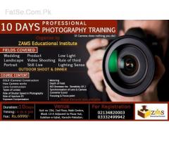 Professional Photography Training in 10 Days.